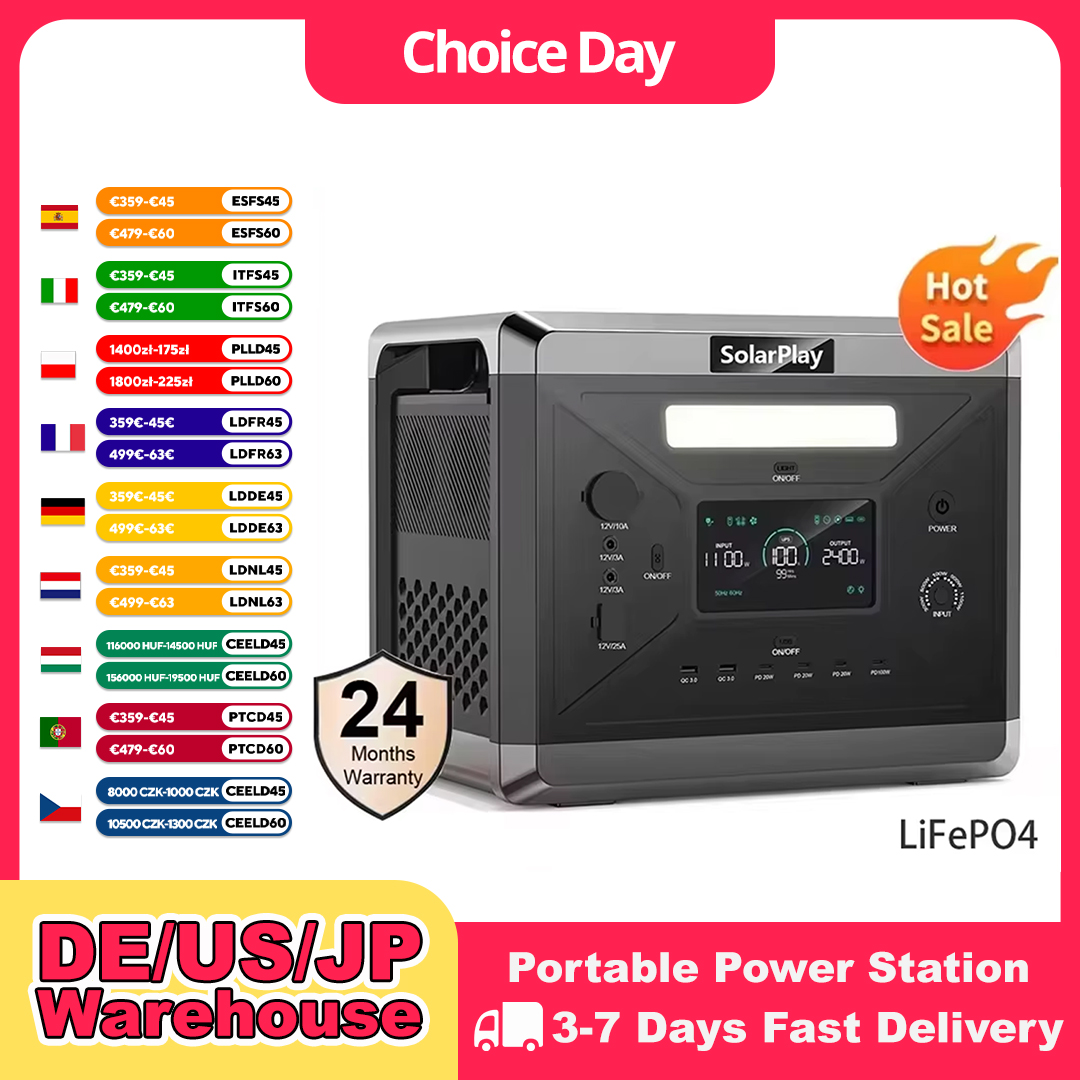 Solar Emergency Charger - Centrale elettrica portatile SOLARPLAY Q2501 per