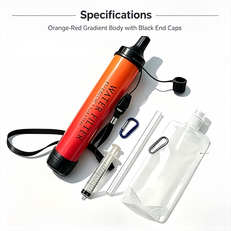 Water Purification Straw - Cannuccia filtrante portatile da 5000L per
