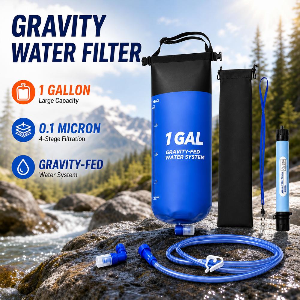 Kit con sacchetto filtrante pe - Water Purification Straw recensione e prezzo