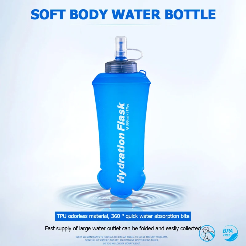 250ml 500ml 750ml Bottiglia d' - Water Bag Collapsible recensione e prezzo