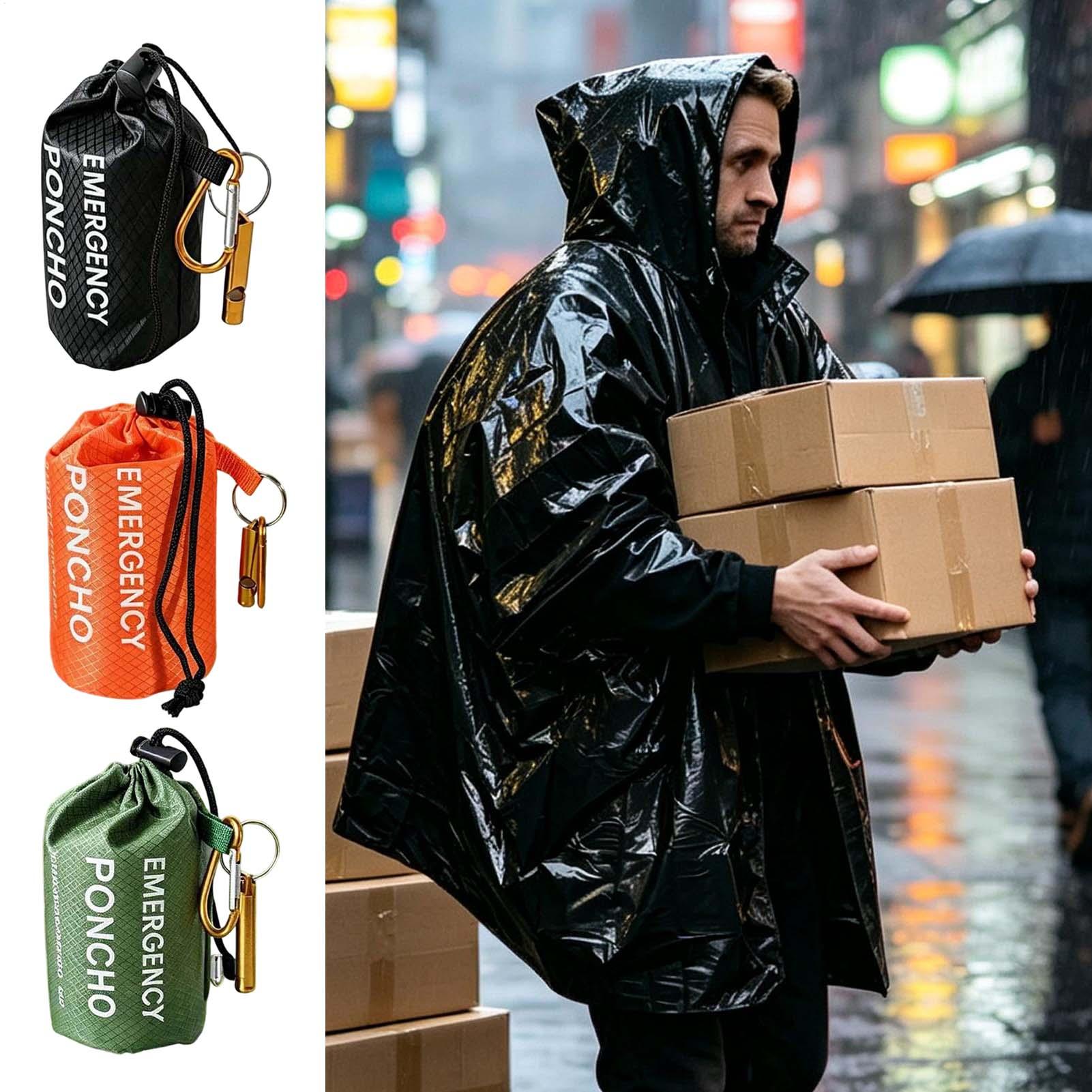 3 pezzi: poncho impermeabile t - Survival Blanket Reflective recensione e prezzo