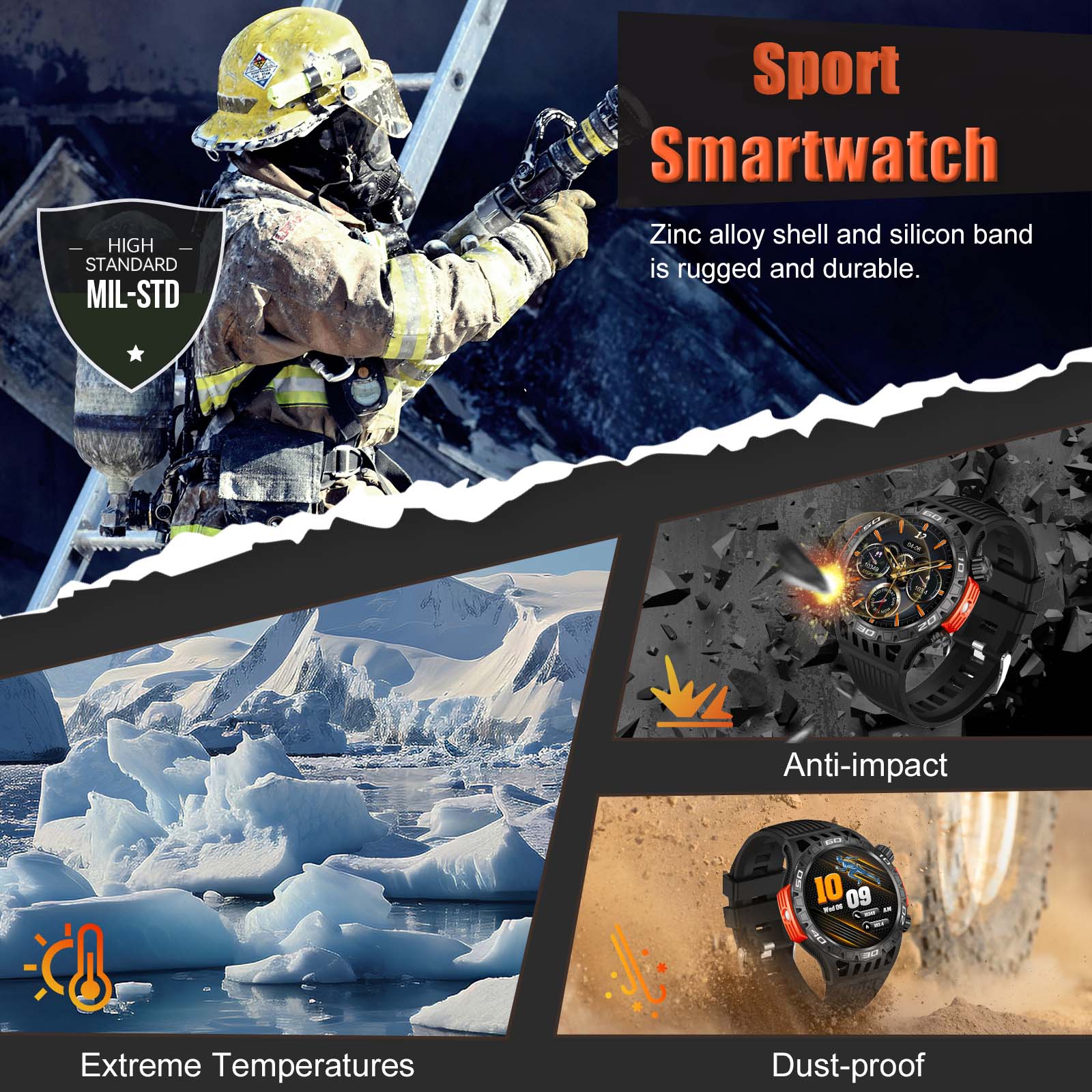 EIGIIS Smartwatch da uomo con  - Compass Lensatic recensione e prezzo